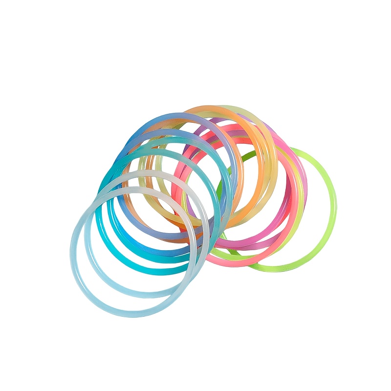 5pcs Random Color Fluorescent Luminous Bracelets